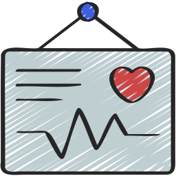 Health graph icon