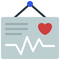 gráfico de salud icono