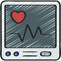 ECG monitor icon