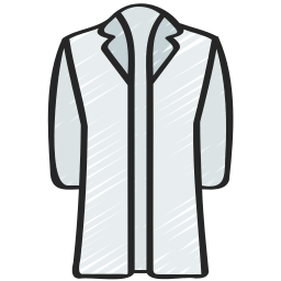 casaco de médico Ícone