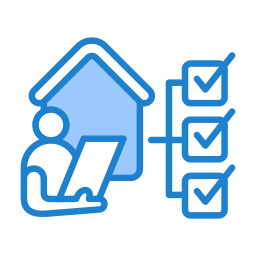 Home and checklist icon