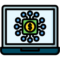 finanza digitale icona