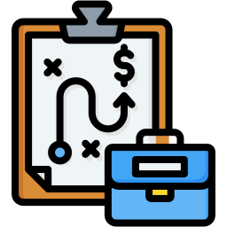 stratégie d'entreprise Icône