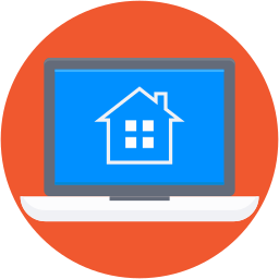 Online home icon