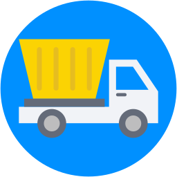 Dump truck icon