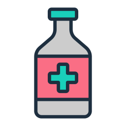 butelka lekarstwa ikona