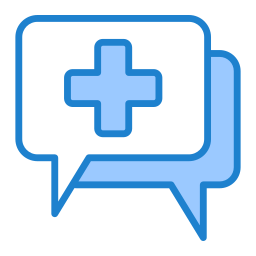 Medical consultation icon
