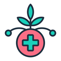 hierba medicinal icono