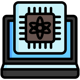 komputer kwantowy ikona