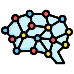 réseau neuronal Icône