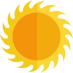 soleil Icône