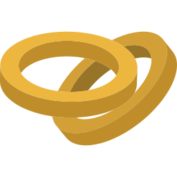 Обручальные кольца иконка