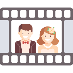 vídeo de boda icono