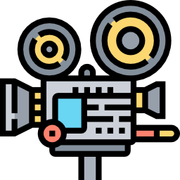 kamera kinowa ikona