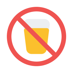 geen drinken icoon