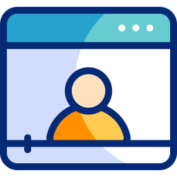 Online mentor icon