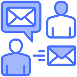 e-mailcommunicatie icoon