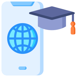Mobile education icon