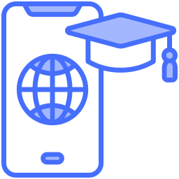 Mobile education icon