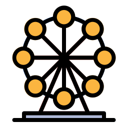 Ferris wheel icon