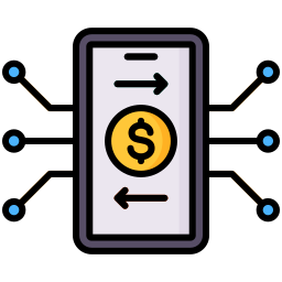 transacción digital icono