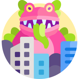 Frog monster icon