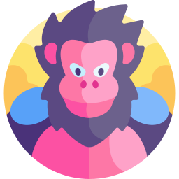 Giant monkey icon