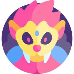 Cat monster icon