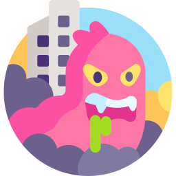 Worm monster icon