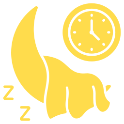 Sleeping time icon