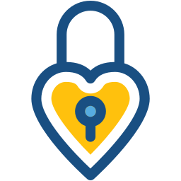 Love lock icon