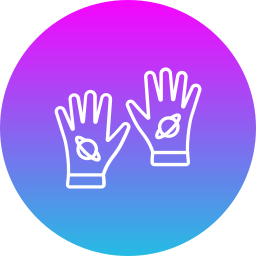 kosmiczne rękawiczki ikona