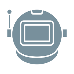 Space helmet icon