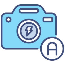 Auto flash icon