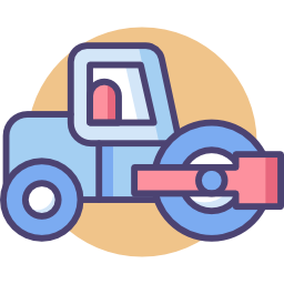 Road roller icon