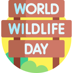World wildlife day icon