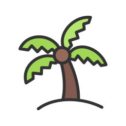 пальмовые деревья иконка