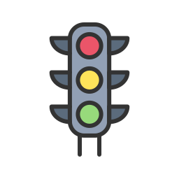 Traffic lights icon