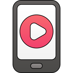 vidéo mobile Icône