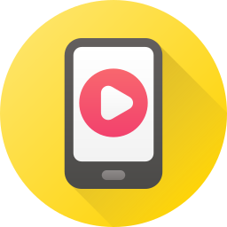 vídeo móvil icono