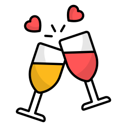 Champagne glass icon