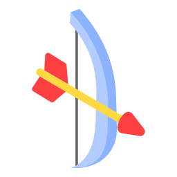 Bow and arrow icon