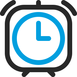orologio da tavolo icona