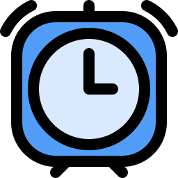reloj de mesa icono