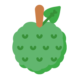 kremowe jabłko ikona
