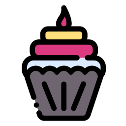 geburtstags-cupcake icon