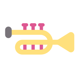 trompettes Icône