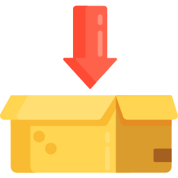 Cardboard box icon