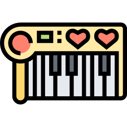 Клавиатура фортепиано иконка
