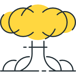 nukleare explosion icon